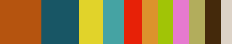 Holiday Movie Color Palettes
